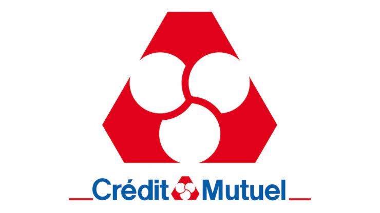 Logo du Crédit Mutuel, un partenaire du Centre équestre Eckwersheim