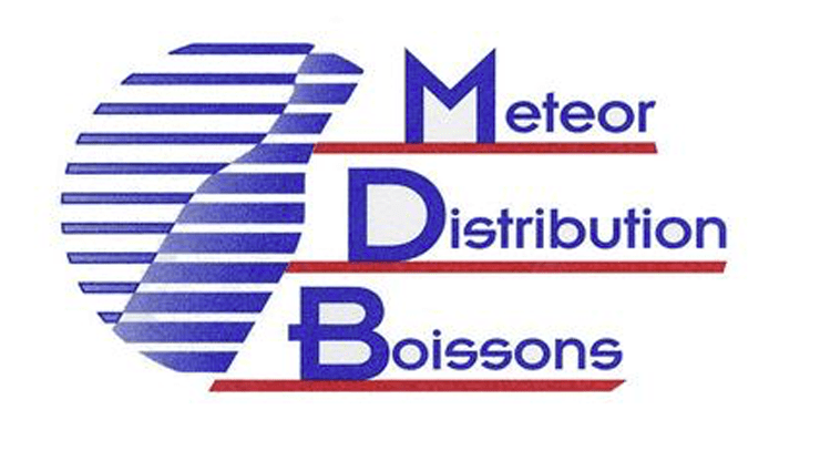 Logo Meteor Distribution Boissons, un partenaire du Centre équestre Eckwersheim