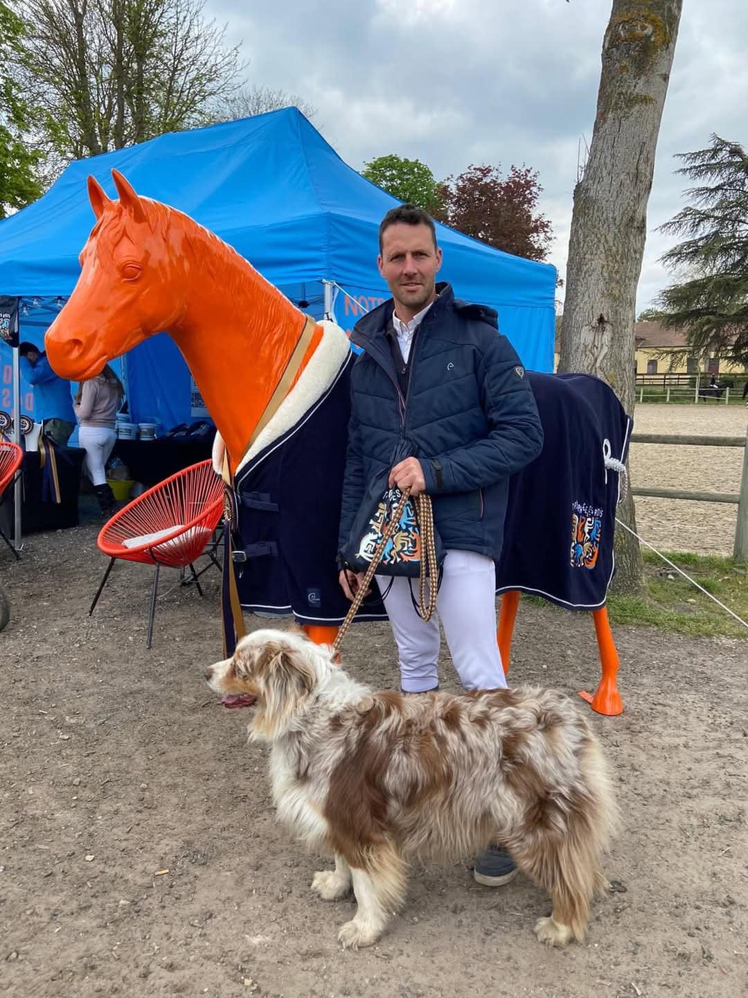 Photo de Quentin SANNIER et son cheval de compétition Fifty Cent du Mille Club hippique ECKWERSHEIM Strasbourg