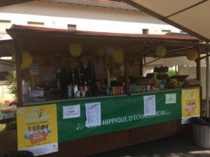 Photo du stand de vente de nourriture et de boisson du centre équestre d’Eckwersheim situé près de Strasbourg