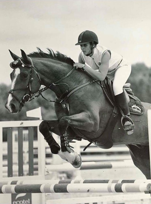 Amina Ganeval, présidente du comité du Club Hippique d'Eckwersheim