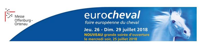 Bannière de l'évènement Eurocheval foire europééenne du cheval juillet 2017