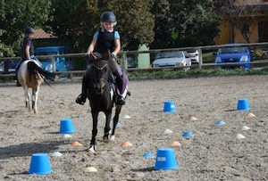 Les reprises poney au Club Hippique d'Eckwersheim